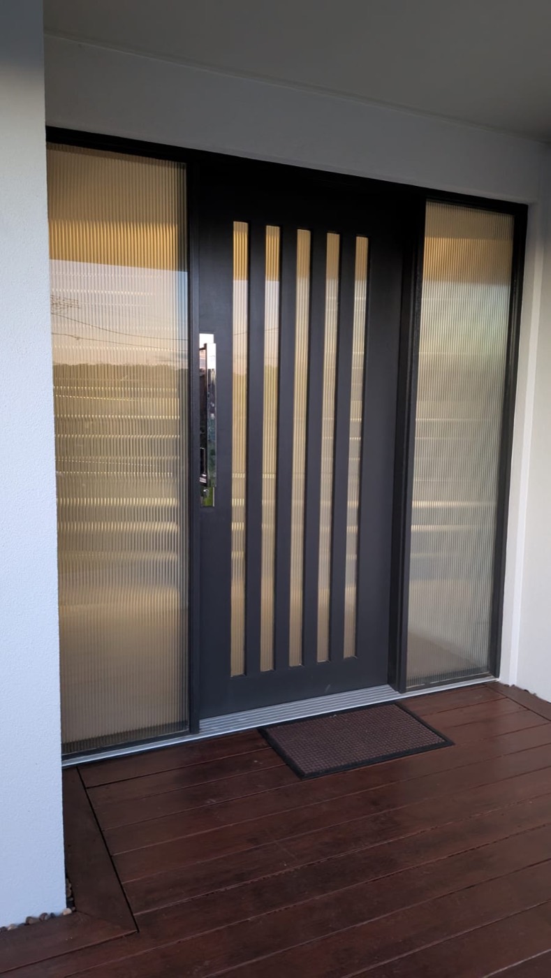 Decorative window film installation by TintCo
