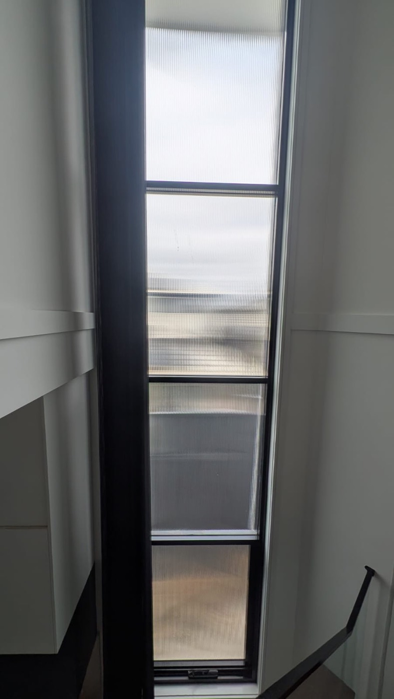 Decorative window film installation by TintCo