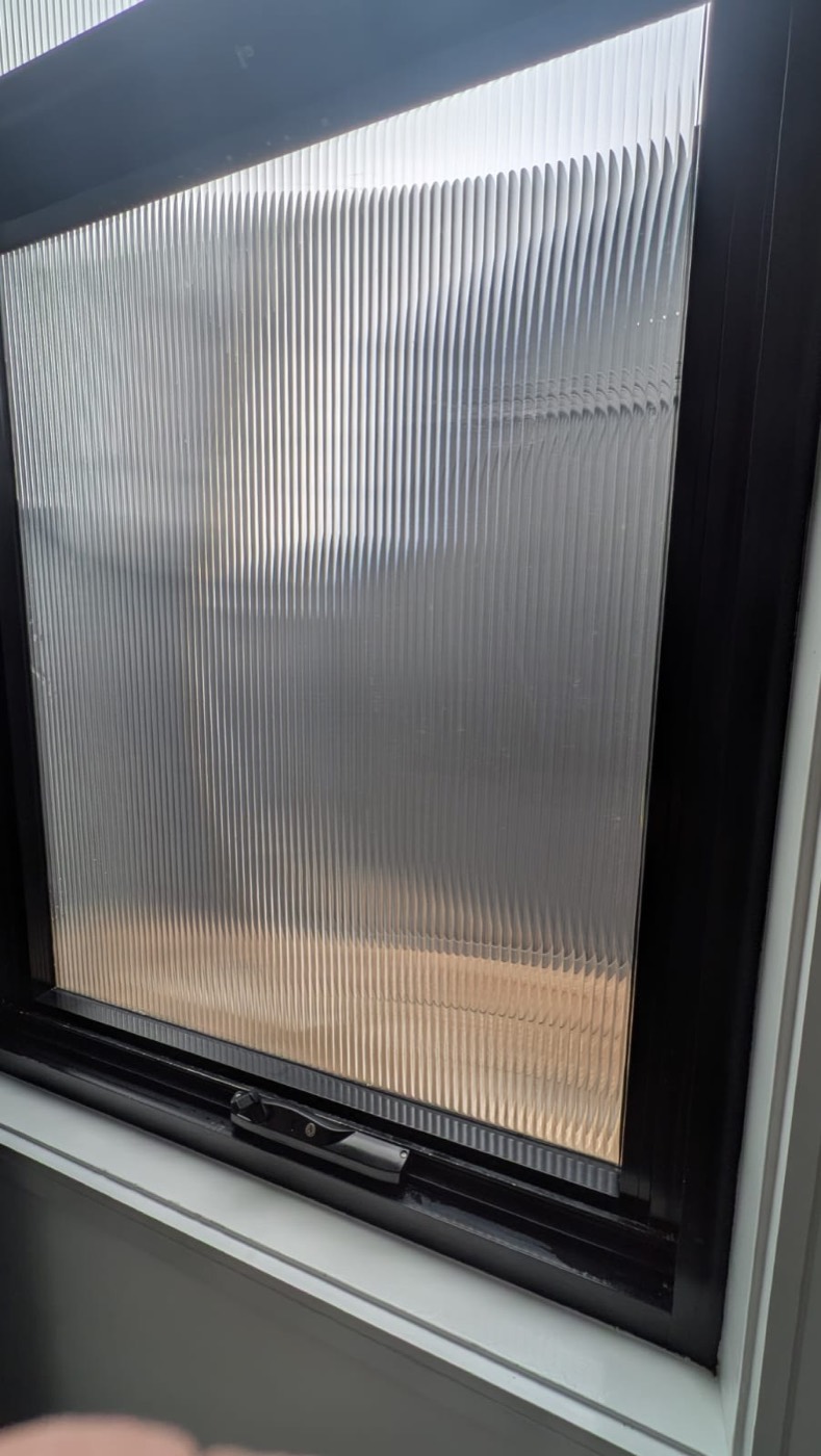 Decorative window film installation by TintCo